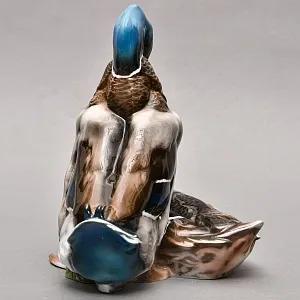 Коллекционная Фарфоровая статуэтка «Птицы. Утка и Селезень», ROSENTHAL Германия, 1922 - 1933 годы.