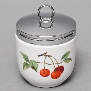 Большой Фарфоровый Кодлер «Фрукты и Ягоды» на 5 яиц,  ROYAL WORCESTER, Англия.