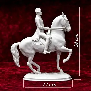 Редкая! Коллекционная Фарфоровая статуэтка «РЫСЬ», Wiener Porzellanmanufaktur Augarten, Австрия, середина ХХ века.