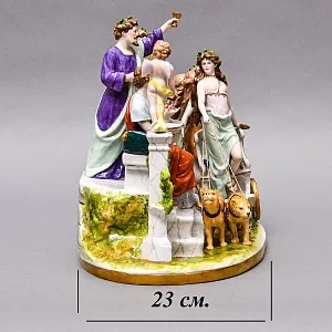 Редкость! Коллекционная Фарфоровая статуэтка «ТРИУМФ», Scheibe-Alsbach Германия, 1962 - 1972 годы. 