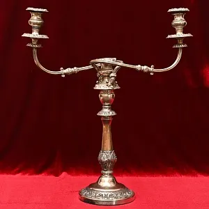 Антикварный Канделябр - Подсвечник на Три Свечи, Silverplated SHEFFIELD, Англия начало ХХ века.