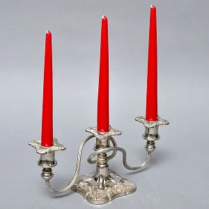 Пара Антикварных Канделябров Подсвечников Silverplated, SHEFFIELD Англия начало ХХ век.