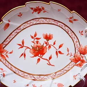 Фарфоровое Блюдо - Тарелка - Мелочевница «Осенние мотивы», KAISER Германия, 1979 -1990 годы.