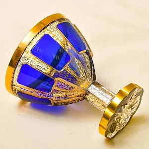 Креманка - Ваза - Орешница «Голубой Сапфир», ERNST WITTIG, Германия.