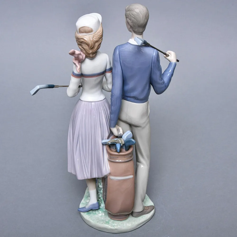 Коллекционная Фарфоровая статуэтка «ГОЛЬФИСТЫ», Lladro Испания.