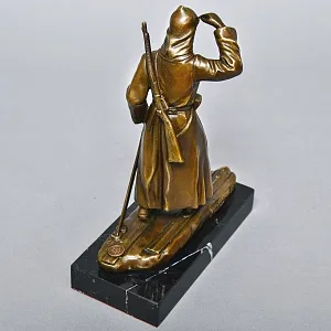 Авторская Бронзовая Статуэтка «Красноармеец в дозоре», Россия конец ХХ - начало ХХI веков. 