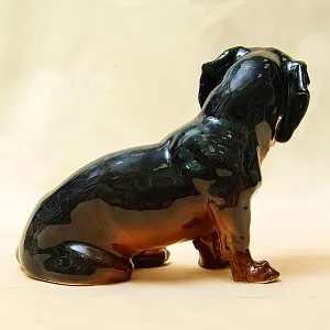 Редкость!!! Фарфоровая Статуэтка «Собака - Такса», Карл Энс / Karl Ens Германия, 30-е гг.