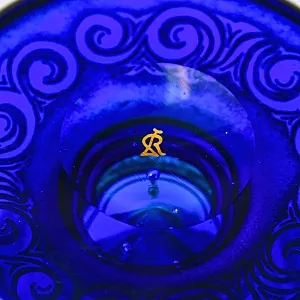 Редкость! Антикварная Хрустальная Ваза «Античные Колесницы», JOSEPHINENHUTTE, Германия 1915 -1920 гг.