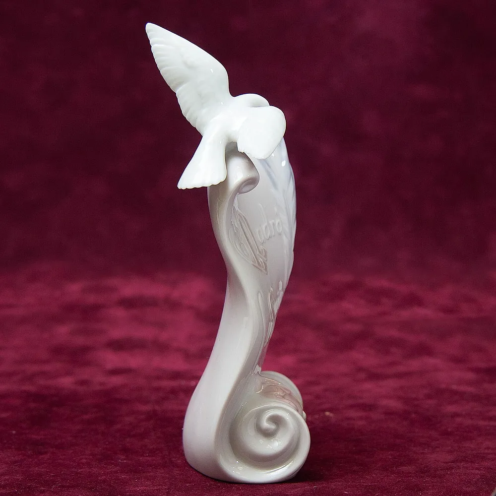 Фарфоровая Настольная плакетка LLADRO Society, Испания, 1985 - 2001 годы. 
