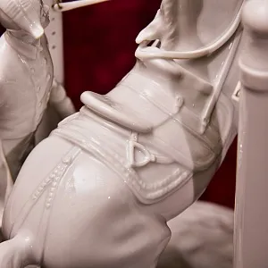 Редкая! Фарфоровая статуэтка «ТРЕНИРОВКА», Wiener Porzellanmanufaktur Augarten, Австрия, середина ХХ века.