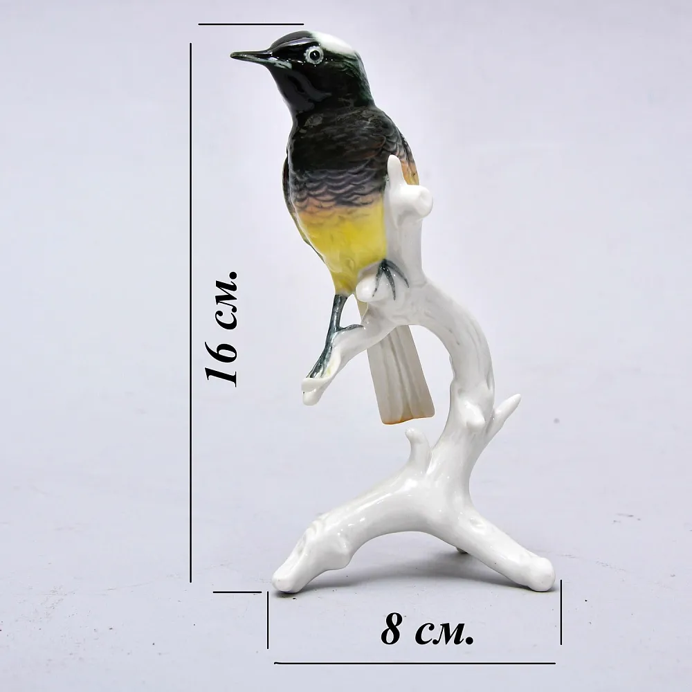 Птица - Статуэтка «Горихвостка», Фарфор Карл Энс / Karl Ens  Германия, 50-е годы ХХ века.