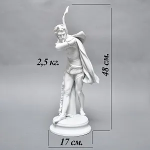  Редкая! Большая Фарфоровая статуэтка «МЕФИСТОФЕЛЬ», Scheibe-Alsbach Германия. 