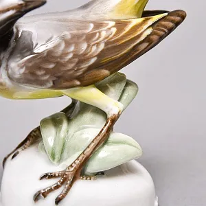 Коллекционная Фарфоровая статуэтка «Птица. Трясогузка», ROSENTHAL Германия, 60-е гг. ХХ века.