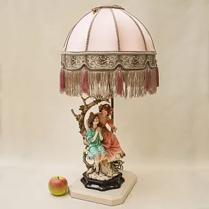 Настольная Электрическая Лампа - Светильник «ВЕСНА», FLORENCE, Италия -1985 год.