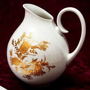 Коллекционный Авторский Фарфоровый Кувшин «Золотой сад» ROSENTHAL, Германия.