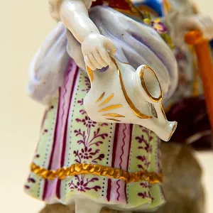 Редкость! Антикварная Фарфоровая Статуэтка «МАЛЕНЬКИЕ САДОВНИКИ», Frankenthal Германия 1762 - 1770 годы.