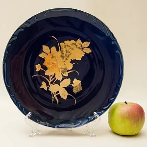 Коллекционное Сервировочное Блюдо - Тарелка  Фарфор Кобальт VOHENSTRAUSS Германия.