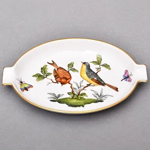 Небольшая Фарфоровая мелочевница - пепельница «ROTHSHILD BIRDS», HEREND Венгрия. 