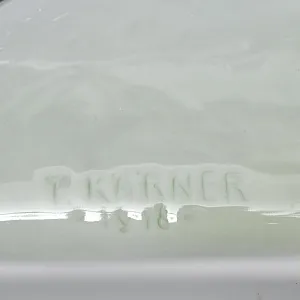 Большая! Авторская Фарфоровая статуэтка «ПУМА С ДОБЫЧЕЙ», ROSENTHAL Германия - 1938 год. 