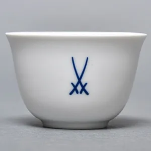 Коллекционная Фарфоровая Кофейная пара - пиала с блюдцем  MEISSEN / МЕЙСЕН, Германия.