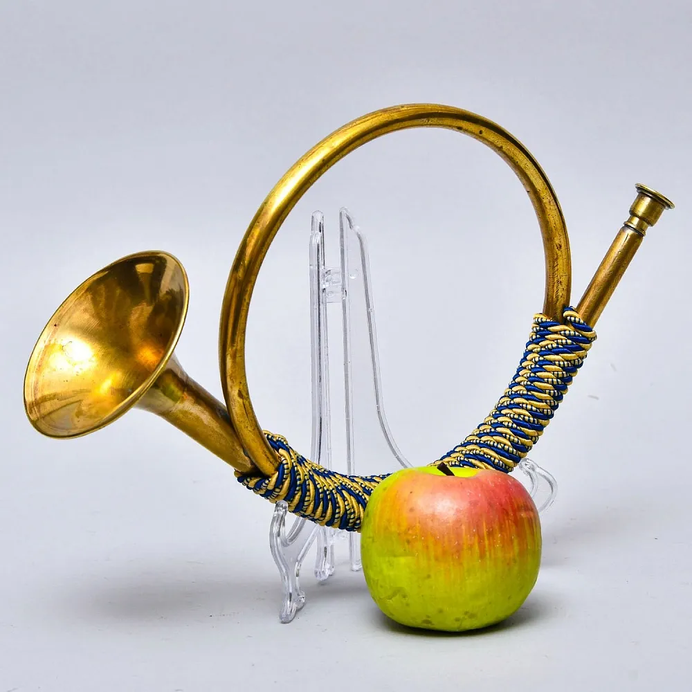 Классическая Охотничья Двухтональная Валторна - Рог, Германия - 50 гг. ХХ века.