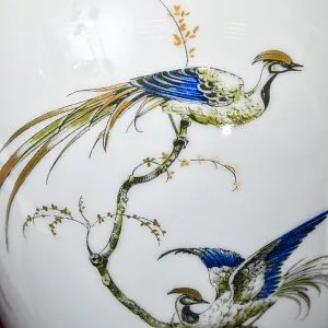 Редкая! Коллекционная Авторская Ваза «Райские птицы» Фарфор KAISER Германия -1956 год.  