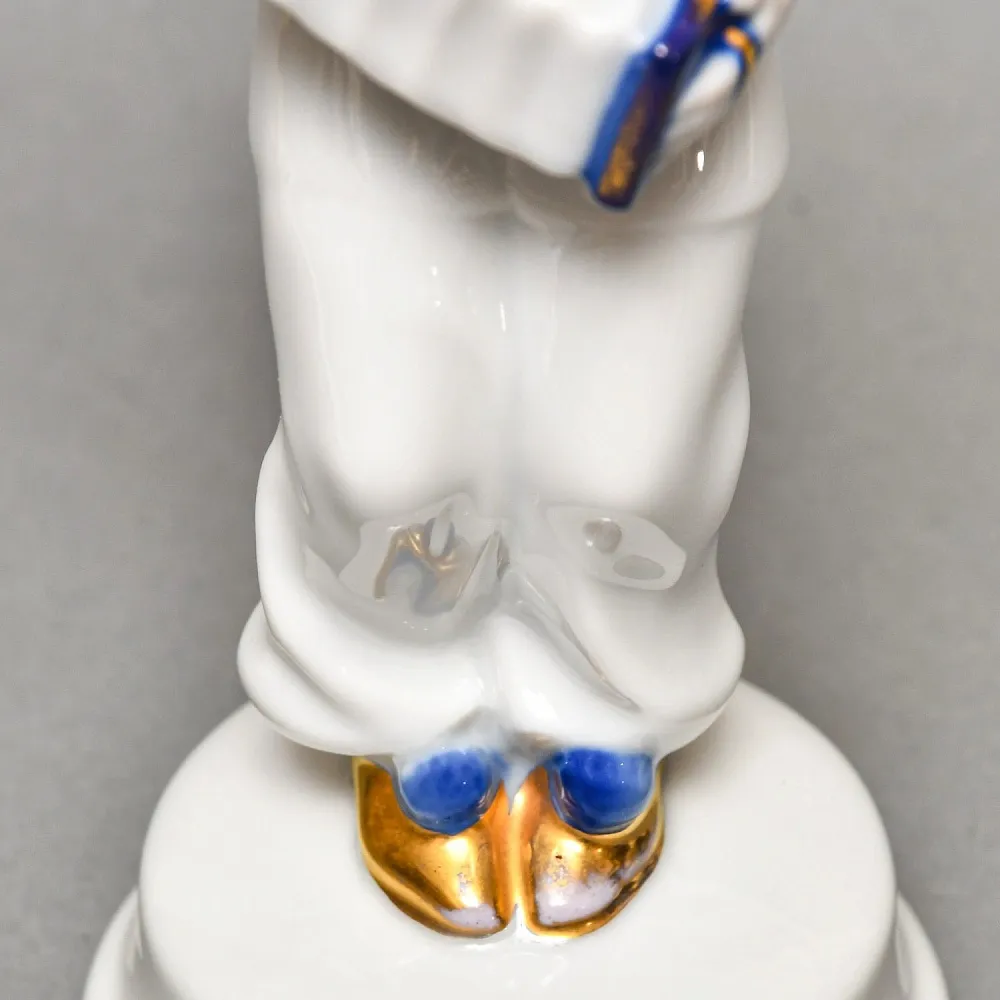 Антикварная Фарфоровая статуэтка «Клоун с гармоникой», ROSENTHAL Германия - 1926 год. 