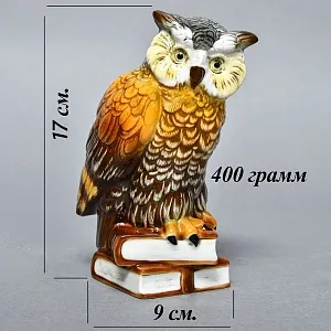 Коллекционная Фарфоровая статуэтка «МУДРАЯ СОВА», Карл Энс / Karl Ens Германия, начало ХХ века. 