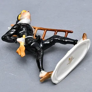 Коллекционная Фарфоровая статуэтка «Веселый Трубочист», Hutschenreuther Германия.