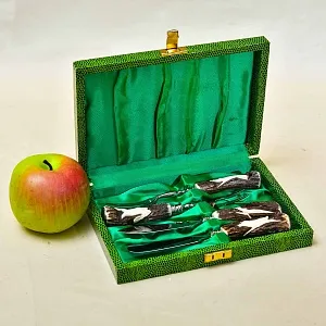 Винтажный Набор для сервировки «Охота» - 4 предмета, SOLINGEN Германия, 50 -е годы ХХ века.