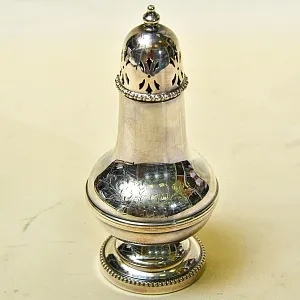 Винтажная Баночка - Емкость для сахарной пудры, Sheffield, Англия середина ХХ века.