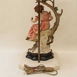 Настольная Электрическая Лампа - Светильник «ВЕСНА», FLORENCE, Италия -1985 год.