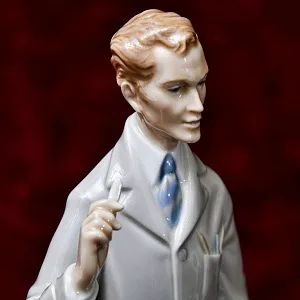 Редкость!!! Коллекционная Фарфоровая Статуэтка «УЧИТЕЛЬ», Lladro Испания - 1972 год.