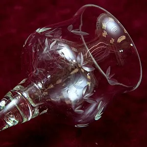 Редкость! Набор 6-ть Хрустальных Бокалов для вина, SCHONBORNER Германия, 40-е гг.