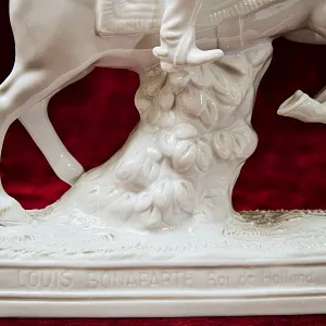 Коллекционная Статуэтка «Людовик Бонапарт на коне» Фарфор Scheibe - Alsbach Германия -1952-1972 г.