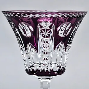 Антикварный Хрустальный Бокал для вина, Knittel FAKIRIS, Германия, конец 30-х гг.