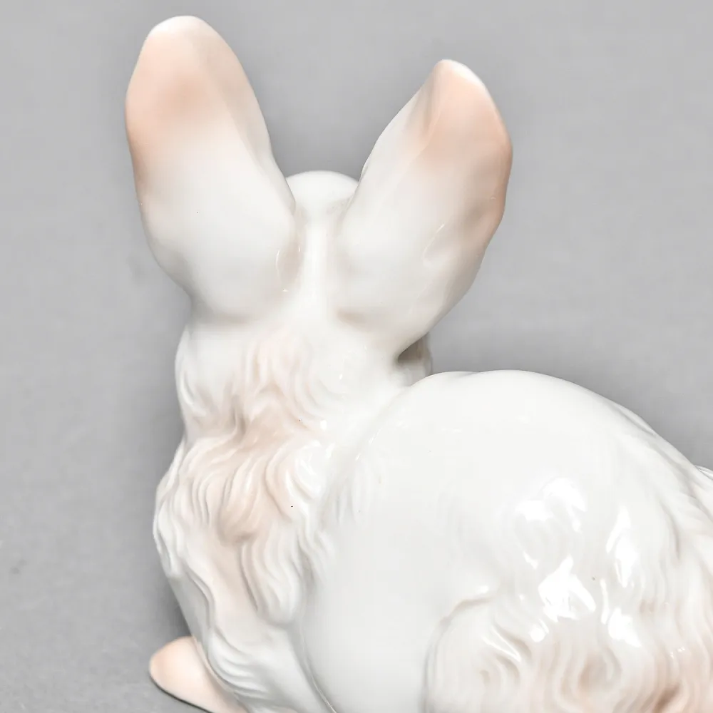 Коллекционная Фарфоровая статуэтка «Белый Кролик», Rosenthal Германия - 1938 год. 