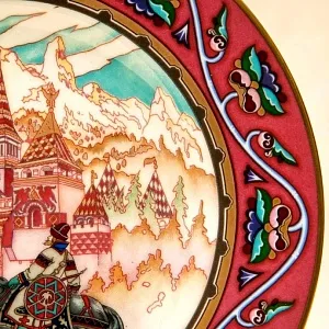 Коллекционная Тарелка «Русские Сказки» - «Иван-Царевич» Фарфор, Villeroy&Boch Германия -1990 год.