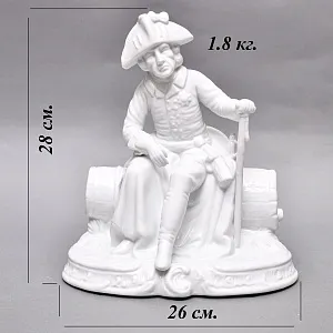 Коллекционная статуэтка «Старый Фриц. Король Пруссии Фридрих II», Фарфор, Neundorf Германия.