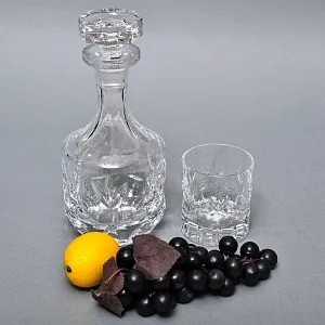 Набор для Виски - Графин и 6-ть Стаканов серия «BAUMBERG» Хрусталь, NACHTMANN Германия. 