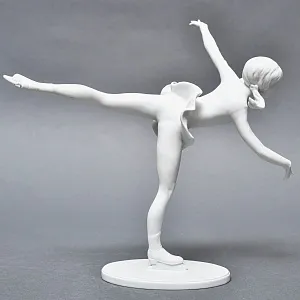 Редкая! Статуэтка «Фигуристка - Танец на льду», Бисквитный фарфор Kaiser, Германия -1979 год.