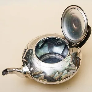 Набор для подачи Чая, АРТ ДЕКО, Silverplate William Hutton&Sons Англия, начало ХХ века.