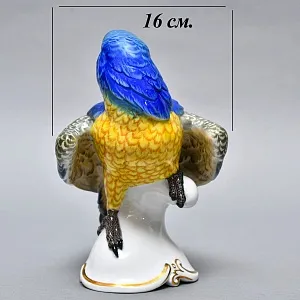 Коллекционная Фарфоровая статуэтка «Попугай Сине-Желтый АРА», ROSENTHAL Германия - 1936 год. 