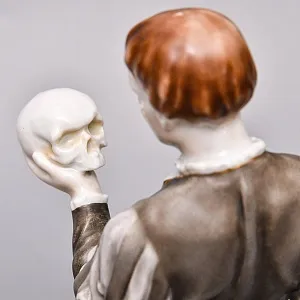 Редкость! Парные Фарфоровые статуэтки «Гамлет и Офелия», HEREND Венгрия - середина ХХ века.