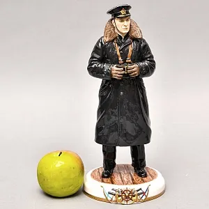 Коллекционная Авторская Статуэтка «Адмирал СССР - Головко А.Г.», фарфор, Россия. 