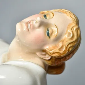 Редкость!!! Большая Фарфоровая Статуэтка «Айседора Дункан», Карл Энс / Karl Ens,  Германия, 30-е гг.