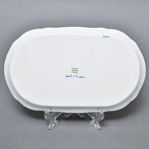 Винтажный Фарфоровый набор Два Соусника на подносе «Цветочная россыпь», Limoges Франция.