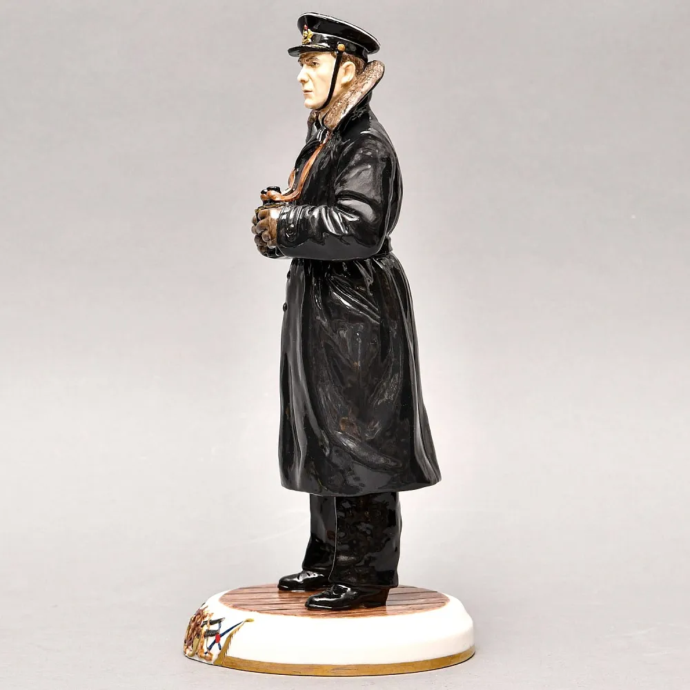 Коллекционная Авторская Статуэтка «Адмирал СССР - Головко А.Г.», фарфор, Россия. 