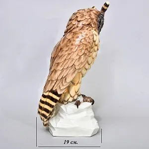 Редкость! Большая Фарфоровая статуэтка «Птица. Филин», Nymphenburg  Германия, 1949 - 1975 годы.