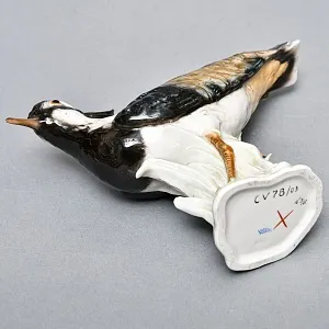 Редкость! Коллекционная Фарфоровая статуэтка  «Птица. ЧИБИС», GOEBEL Германия, 1967 год.